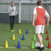 12x 9 inch Football Cones Traffic Markers Sport Slalom Soccer Rugby Dog Training