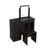 Modern Dressing Table Vanity Makeup Jewellery Desk 3 Drawer &Mirror Bedroom