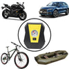 Inflator Air Compressor Portable Electric Pump Pressure Gauge Car Caravan Tire
