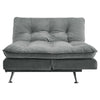 190cm Velvet Fabric Sofa Bed Living Room 3 Seaters Couch Settee Sleeper Recliner