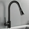 Kitchen Sink Mixer Taps Pull out Spray Swivel Spout Single Lever Tap Mono Faucet