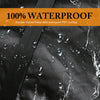 600D Waterproof Outdoor Garden Patio Furniture Cushion Cover Storage Bag Black