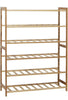 sogesfurniture 6 Tier Bamboo Shoe Rack Shelf Free Standing Shoe Storage Stand S