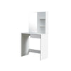 Modern Dressing Table Jewelry Makeup Desk w/ Mirror Drawer Bedroom White UK