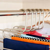 Clothes Pants Trouser Hanger,Multi Layer Storage Rack Closet Space Saver S Shape