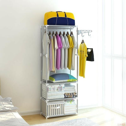 Clothes Rail Rack Garment Dress Coat Hanging Display Stand Shoe Storage Shelf UK