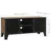 Small Modern TV Cabinet Cupboard Doors Shelf Media Storage Metal TV Stand Unit