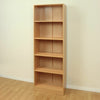 5Tier Bookcase Shelf Tall Wooden Shelves Bookshelf Storage Shelving Unit