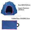 Folding Pet Tent House Dog Cat Puppy Playing Nest Kennel Waterproof Soft Bed UK