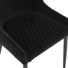 2X Velvet Dining Chairs Diamond Seat Padded Kitchen Dining room Chairs CLIPOP