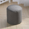 Fabric Round Ottoman Footstools Foot Rest Stool Pouffe Living Room Furniture NEW
