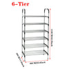 Door Side Shoes Rack Storage Cabinet Organiser Shelf Portable 3/4/5/6 Tier