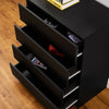 Modern Chest of Drawers 2-6 Draws Bedside Table Nightstand Cabinet Bedroom UK