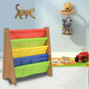 Wooden Bookcase Kids Book Shelf Rack Storage Bookshelf Tidy Organizer Toy Box UK