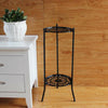Plant Stand 2 Tier Metal Flower Pots Holder Rack Display Shelf Indoor Outdoor