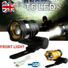 Super Bright LED Mountain Bike Lights Bicycle Torch Front Lamp Rechargeable UK