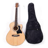 Glarry 39 inch Spruce Front Cutaway Folk Guitar with Bag & Board & Wrench Tools