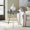 Round 1/2 Tier Metal Sofa Side End Drinks Coffee Table Tray Top Bedside Desk UK