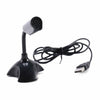 Desktop USB Microphone Stand Mini Studio Speech MIC for PC Laptop Netbook WW UK