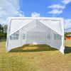 3X3M Garden Up Metal Marquee Gazebo Wedding Canopy Heavy Duty Party Tent 4 Sides