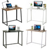 Folding Computer Desk Wooden Foldable Study Table Laptop PC Table Home Office