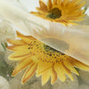UK Sunflower Net Voile Window Curtains Sheer Tulle Drape Panel Home Ornament 1Pc