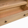 Bookcase 1 Drawer 3 Shelve Solid Waxed Pine DVD CD Living Room Unit