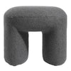 Faux Fur Footstool Dressing Table Stool Bedroom Makeup Chair Seat Round Footrest
