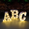 A-Z LED Large Letter 0-9 Number Night Light Sign UP Birthday Party Wedding Decor