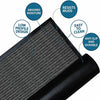 Non Slip Grey Rubber Mat Long Hallway Runner Barrier Doormat Large Washable Rugs