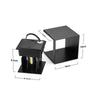 Black Cube Outdoor Night Wall LED Light Lamp Different Light Effect Modern Style