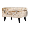 Dressing Table Stool Storage Ottoman Footstool Pouffe Seat Bedroom Makeup Chair