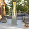 PYRAMID PATIO GAS HEATER OUTDOOR13KW GARDEN FIRE BBQ GRILL STEEL METAL REGULATOR