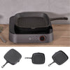 Cast Iron Skillet Frying Pan Pancake Griddle BBQ Premium Quality Multi-Choice UK