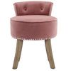 Scrollback Velvet Button Dressing Table Chair Vanity Stool Piano Stools Bedroom