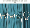 2 Pieces Magnetic Curtain Tiebacks Curtain Holdbacks Buckle Straps Clips Home UK