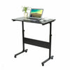 Adjustable Portable Laptop Table Trolley Computer Desk Keyboard Sofa Tray UK