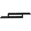 Wall Mounted Media Console, Floating TV Stand Component Shelf, Black