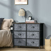 Industrial Storage Cabinet Vintage Chest of Drawers Rustic Nightstand Metal Side