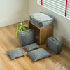 6pcs Packing Cubes Luggage Storage Organiser Travel Compression Suitcase Bag A+