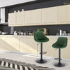 1x Breakfast Bar Stools Bar Chairs for Kitchen Bar Stools with Velvet Swivel Gas