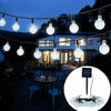 50 LED Moroccan Solar Garden String Lights Hanging Lantern Fairy Light Outdoor