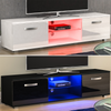Modern TV Unit Cabinet Stand Sideboard LED Matt Body and High Gloss Doors 160cm