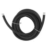 6AN 20FT Fuel Oil Gas Hose Line Pipe Stainless Steel Nylon Braided Black
