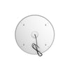 Round LED Bathroom Mirror RGB Backlit Dimmable Illuminated Lights Demister 600mm
