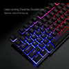 Gaming Keyboard And Mouse Set Rainbow LED Wired USB For PC Computer Laptop Mac