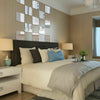 6 x Mirror Tile Wall Sticker Square Self Adhesive Room Decor Stick On Art