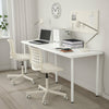 Computer Desk Simple Design PC Laptop Table Home White 120x60cm
