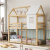 Bunk Bed High Sleeper Kids Wooden Bed Frame 3FT Single Children's Bedroom UK