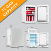 10L Mini Fridge Table top Portable Refrigerator Cooler & Warmer Bedroom Ice Box